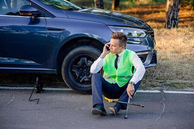 man-in-a-green-safety-vest-talking-on-cell-phone